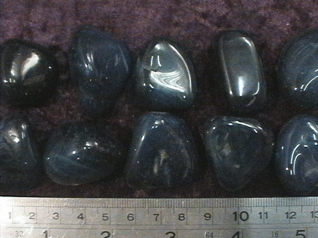 Tumbled Stone - Blue Agate